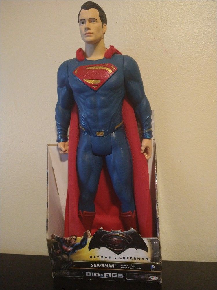 DC Batman vs Superman Big-Figs 19" Henry Cavill Superman Figure Jakks