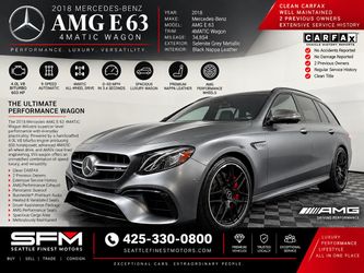 2018 Mercedes-Benz AMG E 63