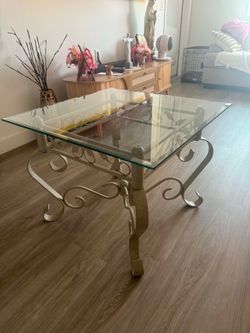 Glass Top Coffee Table