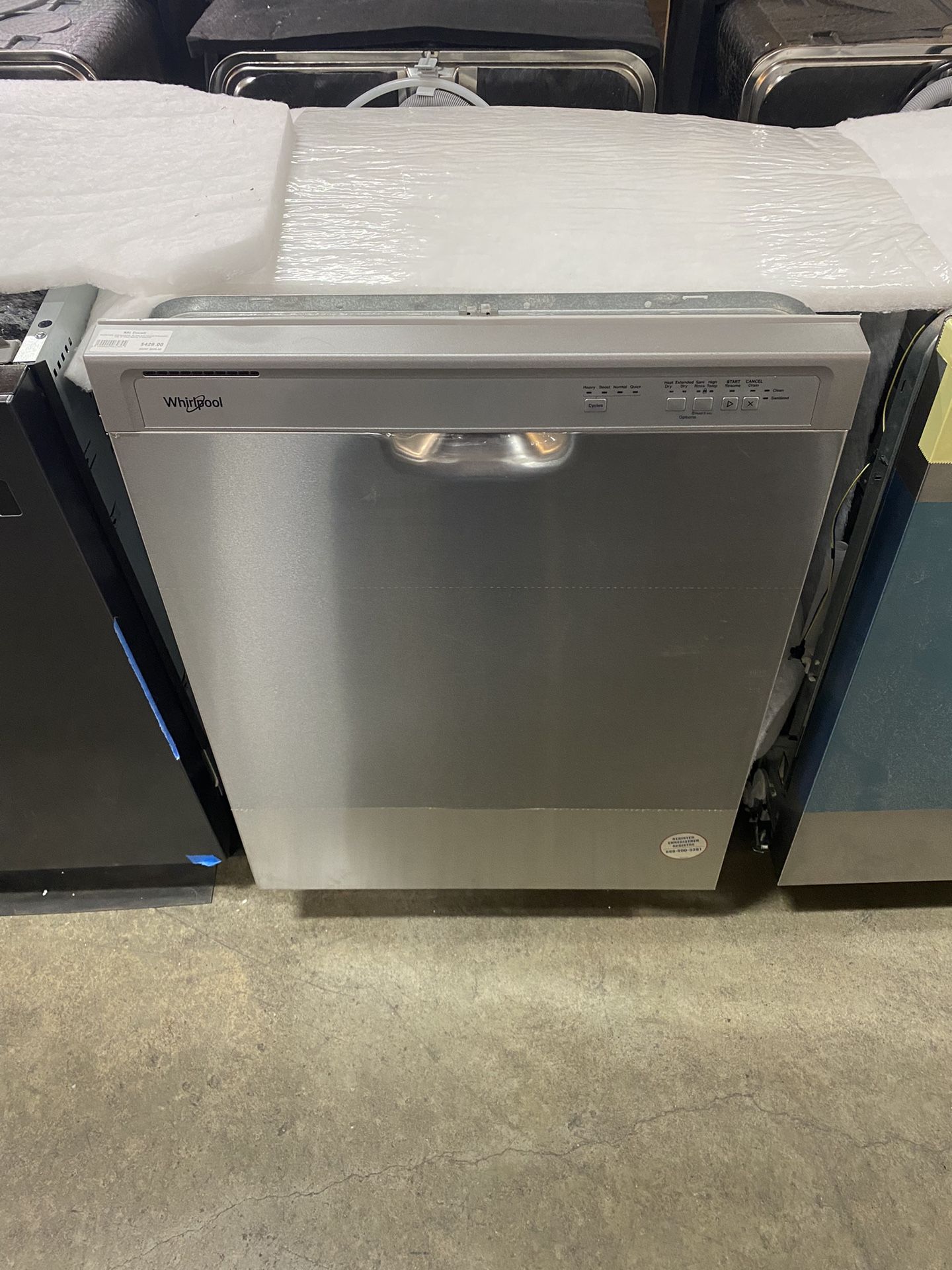 Whirlpool WDF341PAPM 24 Inch Full Console Dishwasher with 12 Place Setting National Appliance Liquidators Everett