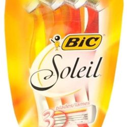 Bic Soleil Triple Blade Shavers For Women Sensitive Skin 4 Each 