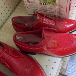 Lo Riders Red Leather Men Dress Shoes