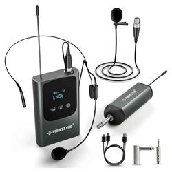 Phenyx Pro Single Digital Wireless Microphone System, w/Mini Receiver