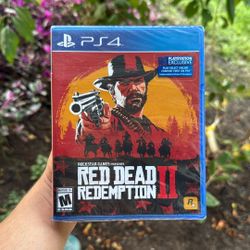 Factory Sealed Red Dead Redemption 2 PS4 Winter 2018