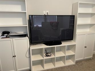 3 piece multifunctional shelving storage unit
