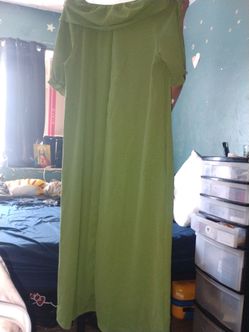 Green dress size large