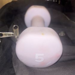 Single 5 lb Dumbbell Weight Lifting Exercise Healthy