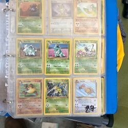 Pokémon Base Set 1,2,jungle,fossil Binder 