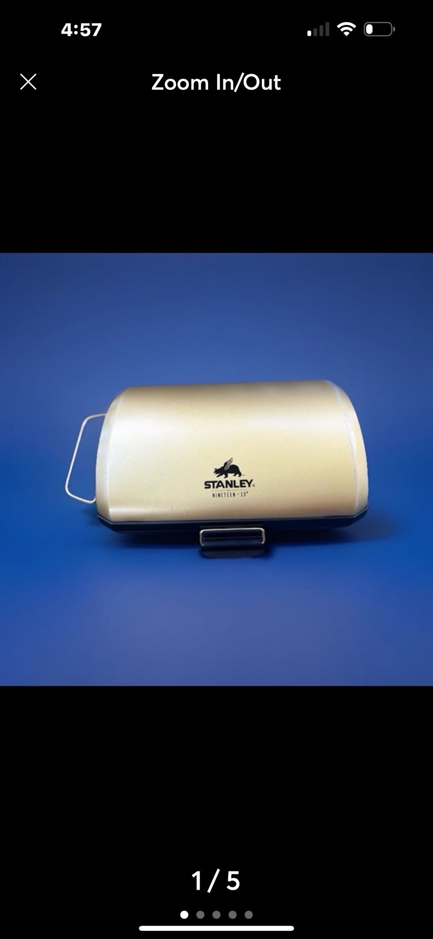 Rare Stanley Nineteen13 Gold Lunch Box