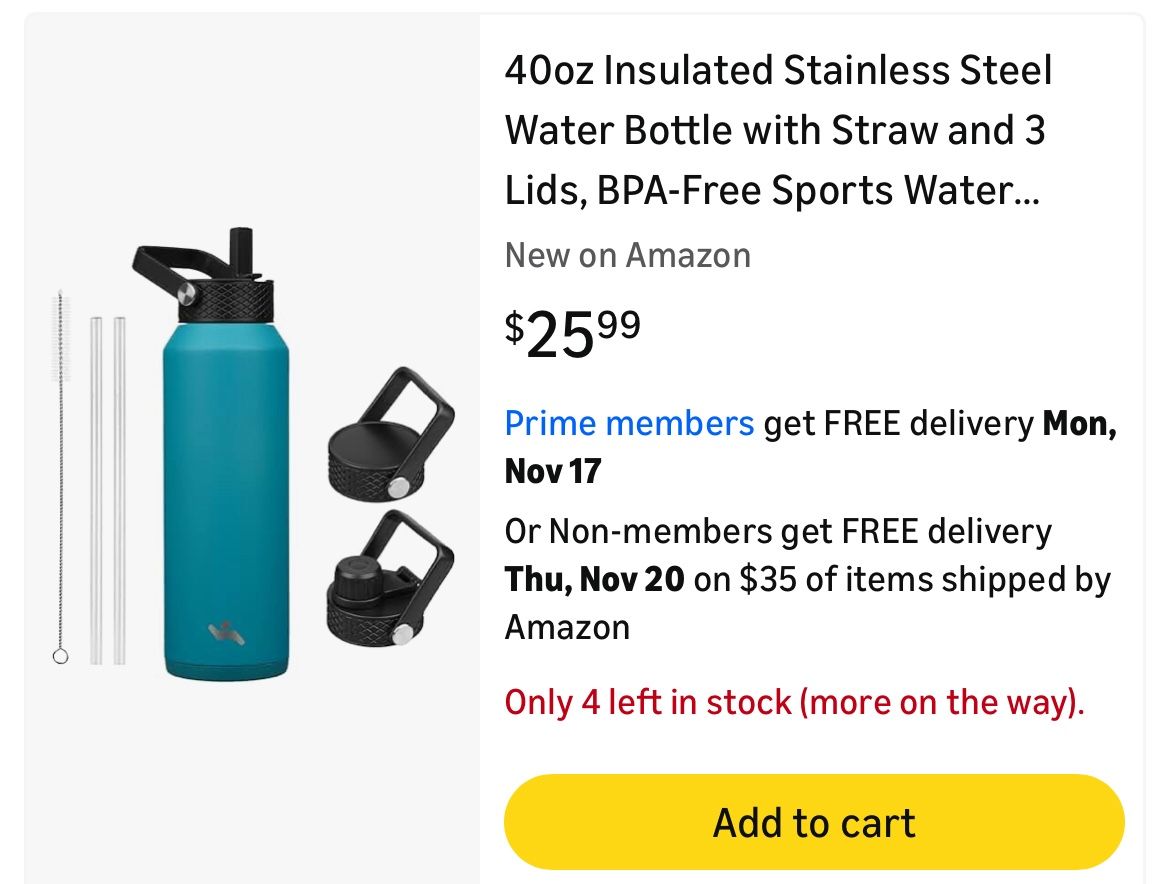 40oz Insulated Bottle 