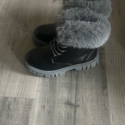 Kids Fur Boots