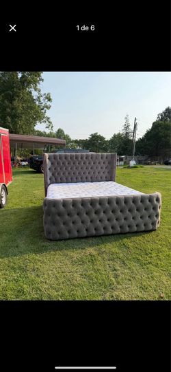 Bed and mattres king size