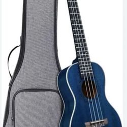New Tenor Ukulele Ranch 26 Inch Blue. Great Gift. Beautiful!