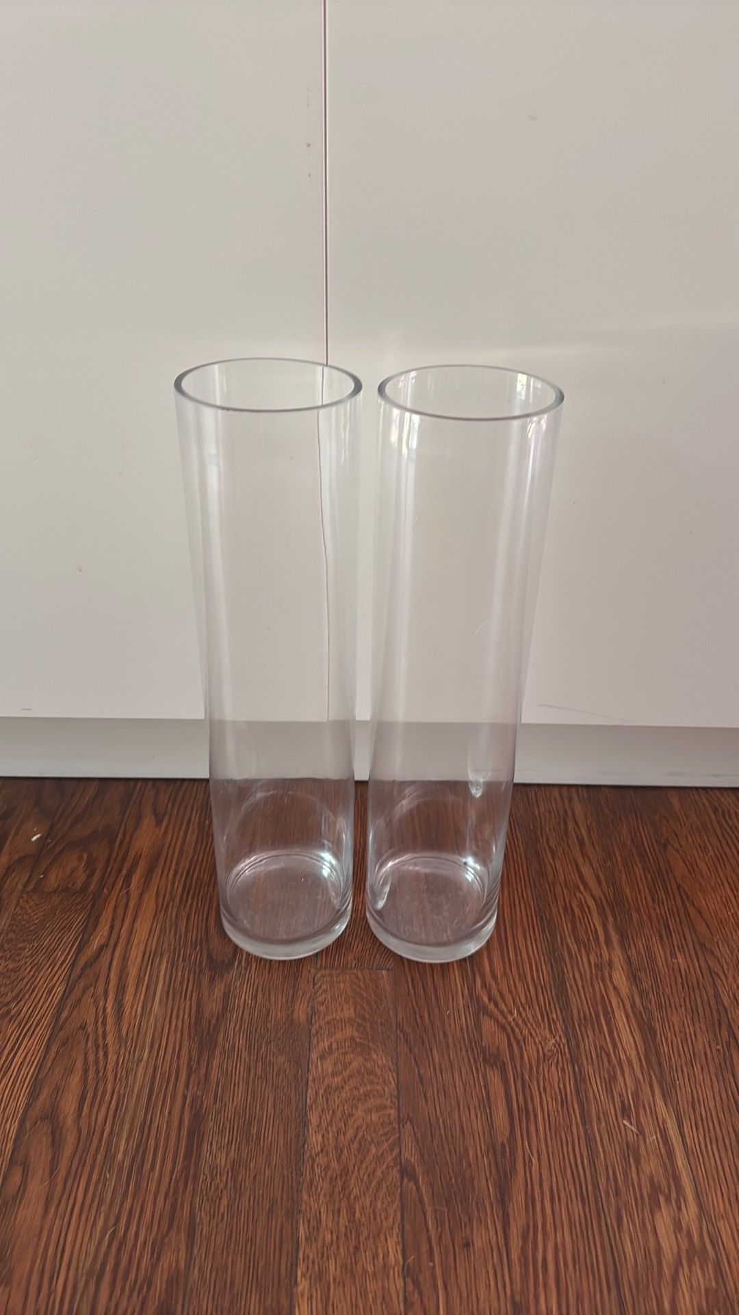 Tall cylinder vases