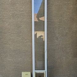 8' Ideal Pets 7" x 11" Sliding Door Dog Door Insert