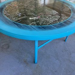 Large patio Table And 4 Chairs