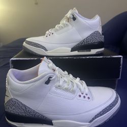 Air Jordan 3 Retro “White Cement Reimagined” - Size 10.5 Used