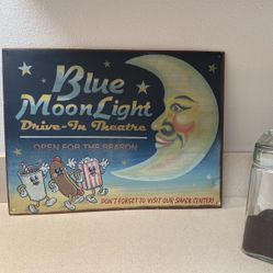 Drive in Movie Concession Sign 