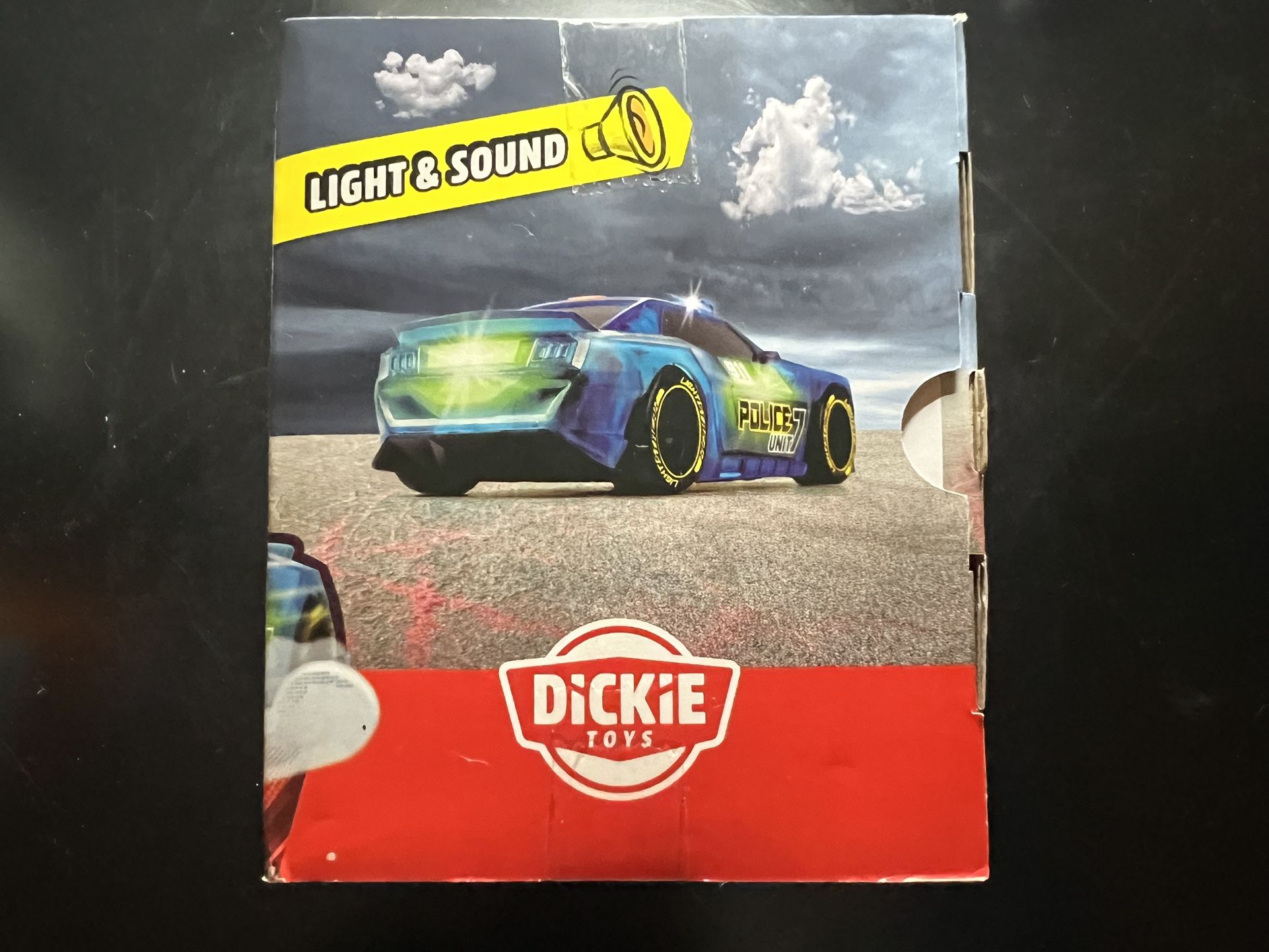 Dickie Lightstreak Police Toy Car Electric Car Blue light &sound for