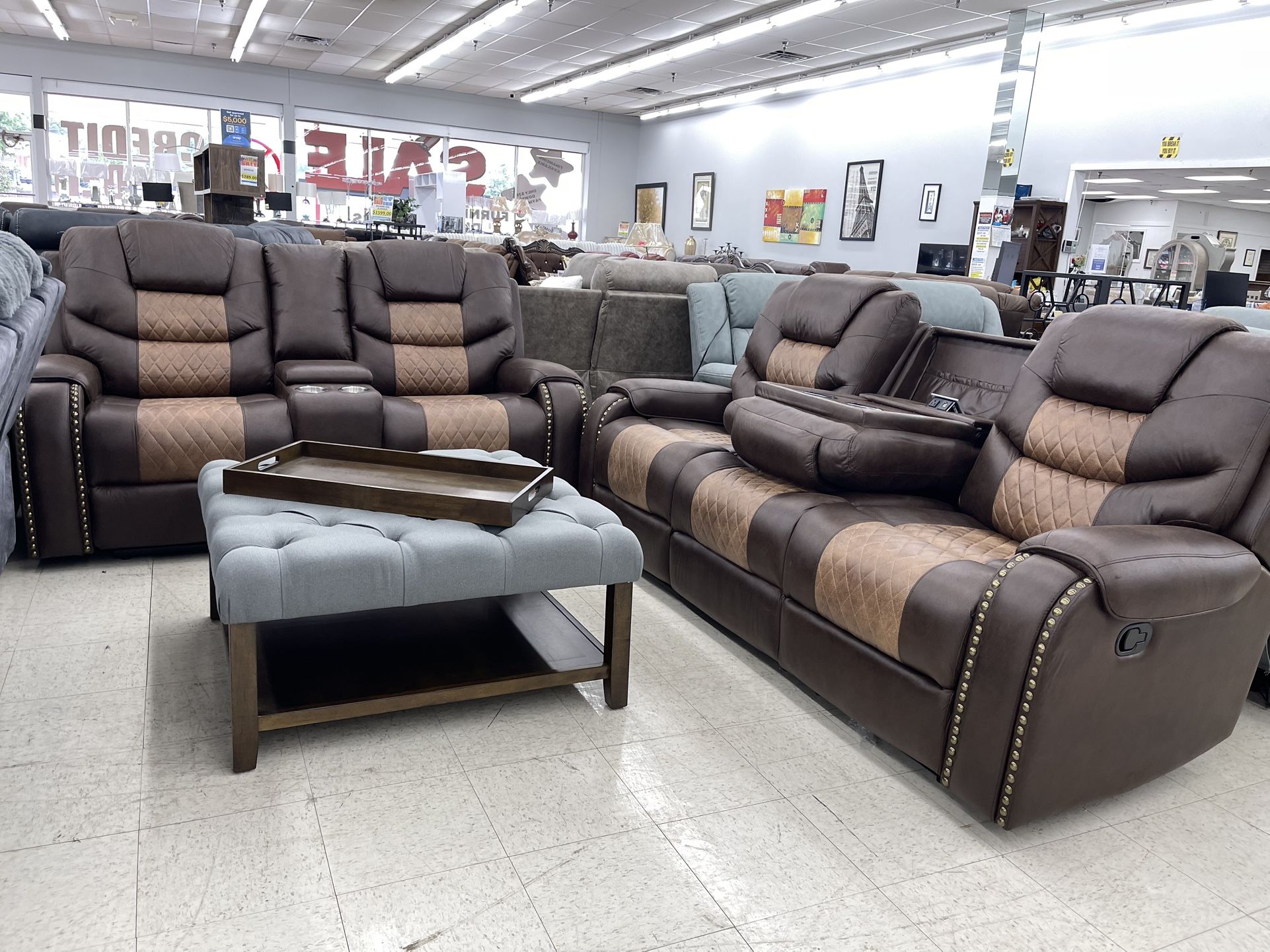 Reclining Sofa And Loveseat