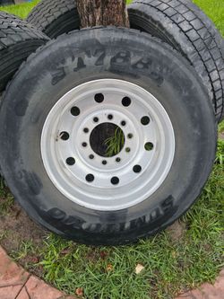 Rims and tires 24.5 capuchon