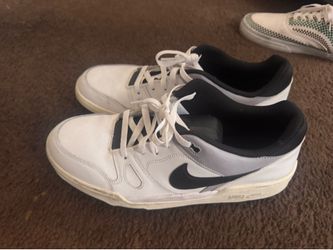 Nike Full Force Low White Black Men's Size 12 - Clean Condition