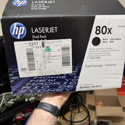 New Unopened and Ready To Use HP80X Toner Cartridge.