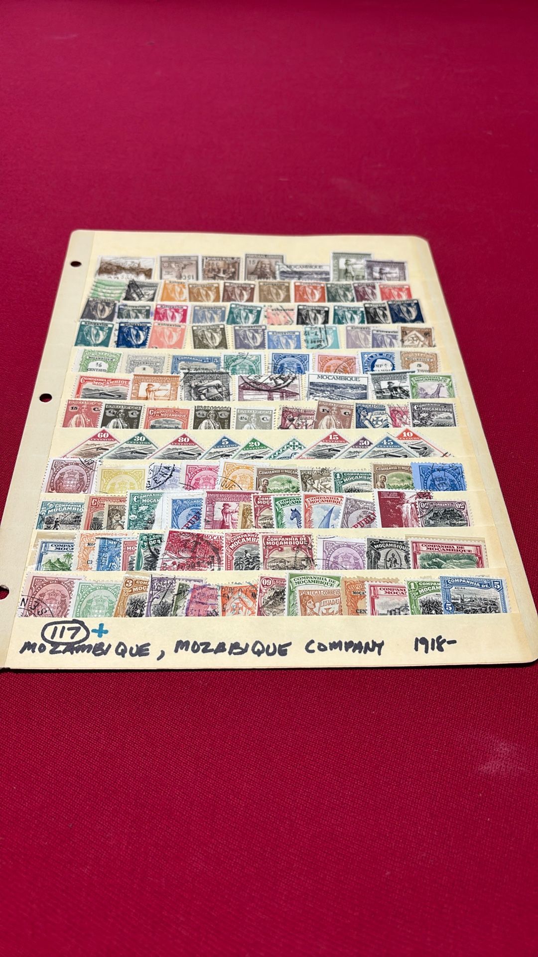 117 Postage Stamps From Mozambique 🇲🇿 and Mozambique Company