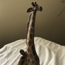 Pottery Giraffe 19” X 7”  $10