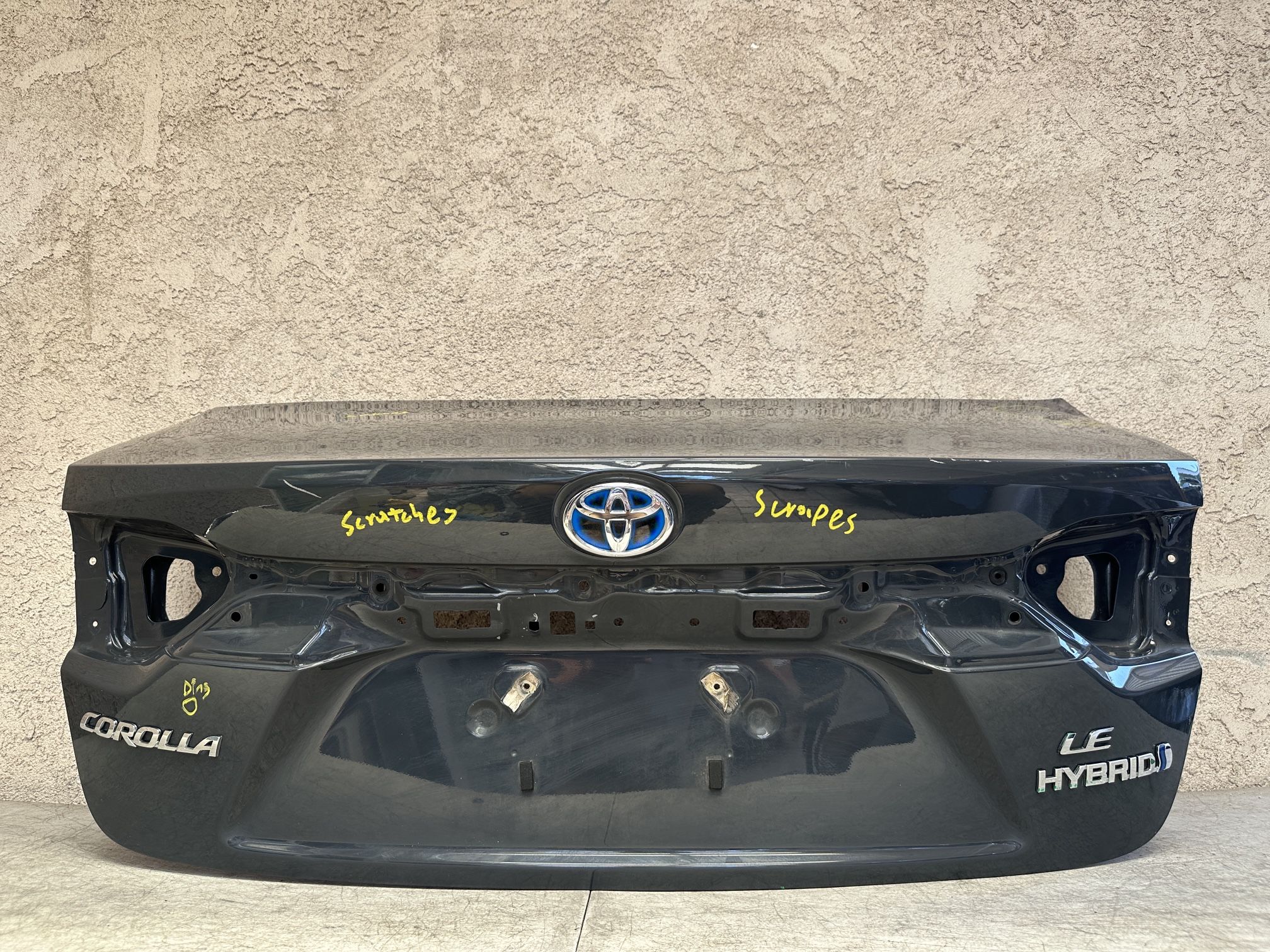 2020 2021 2022 2023 2024 2025 TOYOTA COROLLA TRUNK LID OEM
