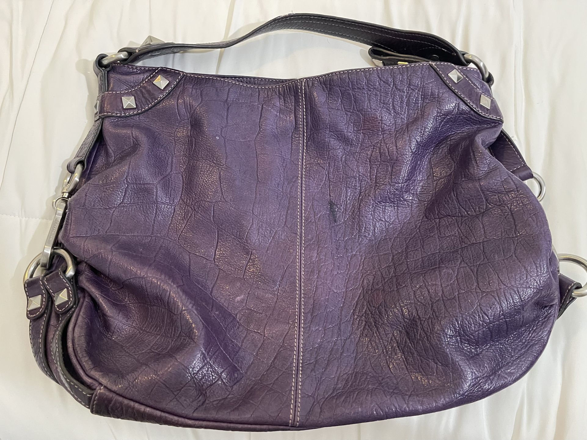 Purple Hobo Purse Bag