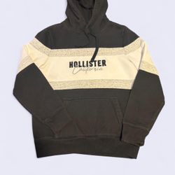 Black & white Hollister Co. hoodie