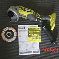 RYOBI ONE+ PCL445B 18V 4-1/2 in. Cordless Angle Grinder (Tool Only) ~NEW~