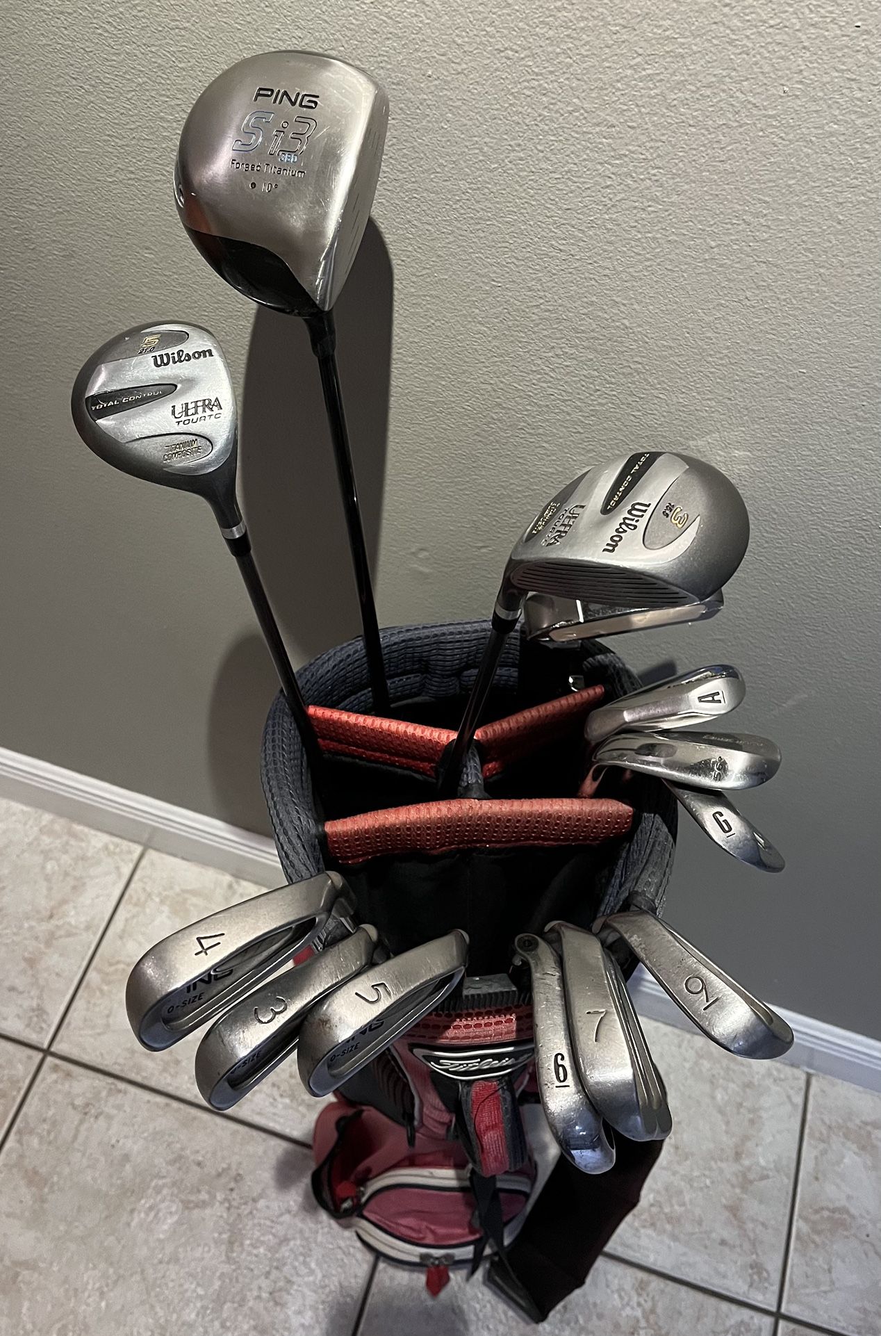 Full Set of Ping Golf Clubs