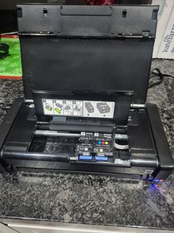 EPSON - WF100 PRINTER model: B581A , WORKS GOOD BUT NEED INK