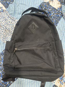 Black Backpack For Kids, 