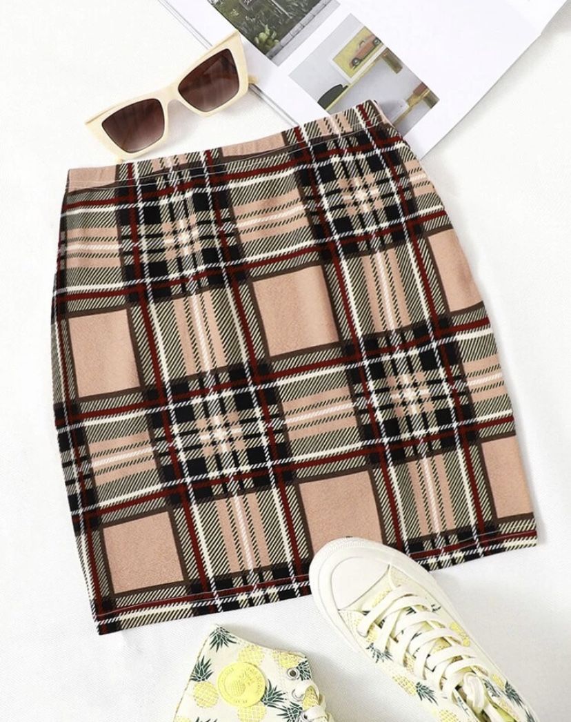 Plaid Skirt