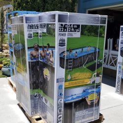 Brand New 22ft Pool Set - $920