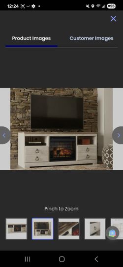 Willowton  63'' TV Stand, Whitewash