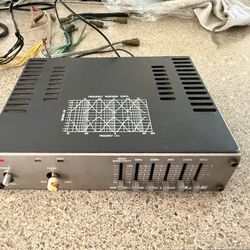 Vintage EQ Old school Graphic Equalizer ALPINE 5 Band 20x20w Made in Japan