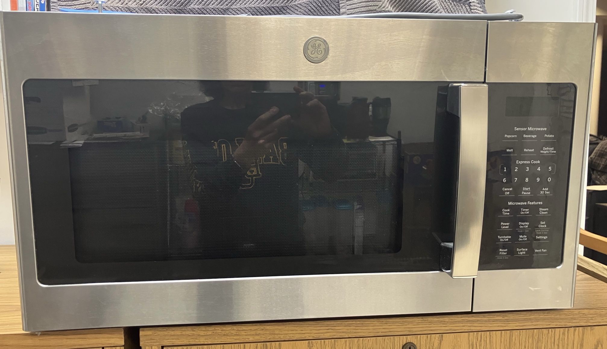 GE Stainless Steel Over Range Microwave