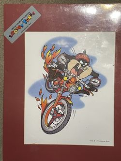 Looney Tunes TAZ Lithographic Print 