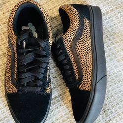 Like New Vans Leopard Print 