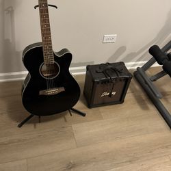 Ibanez Acoustic / Electric Guitar - Used Once!