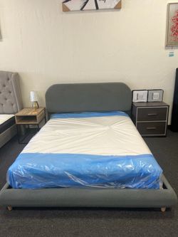 Queen bed and mattress