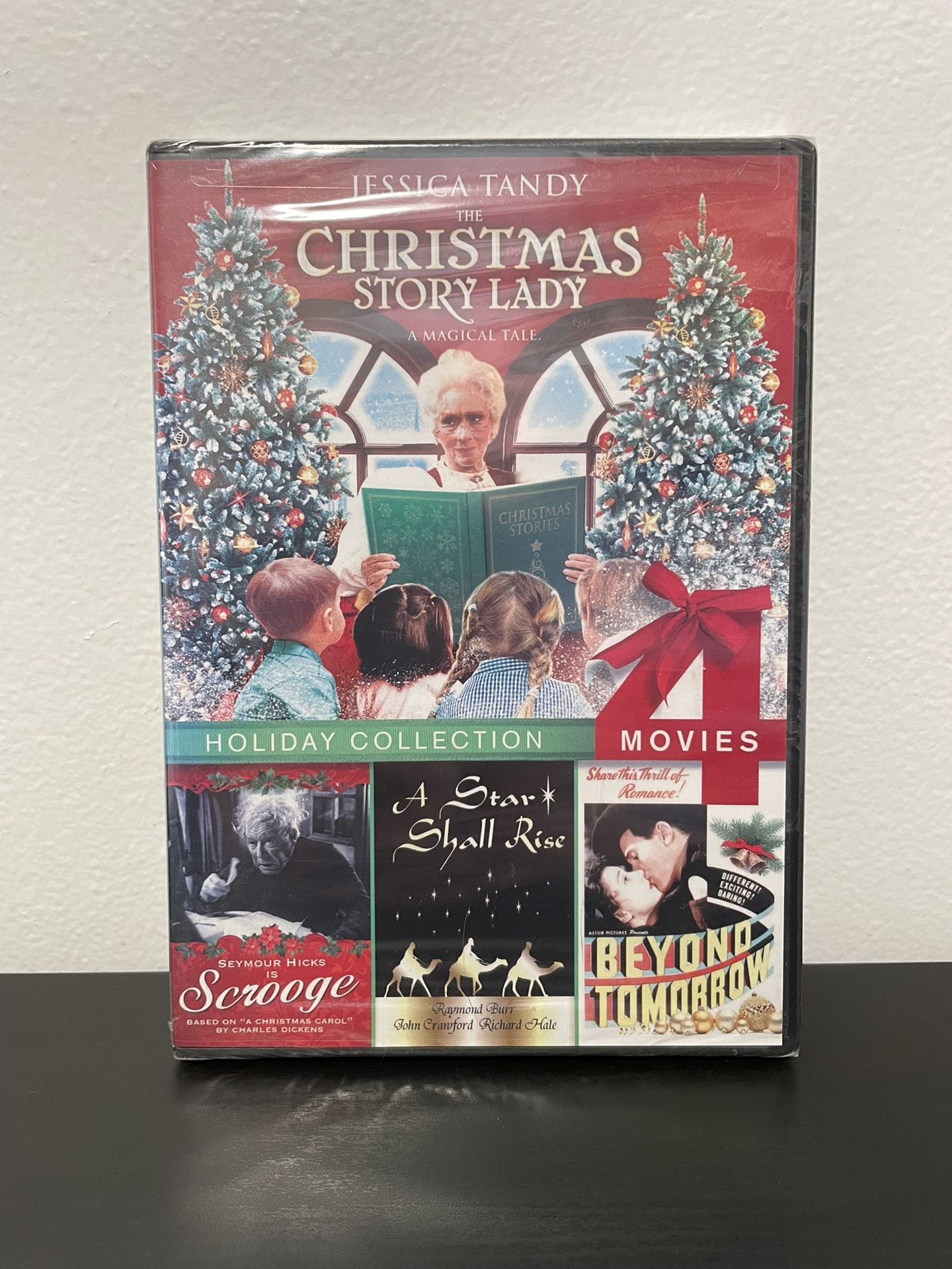 4 Movies Holiday Collection DVD NEW Christmas Story Lady Scrooge Jessica Tandy