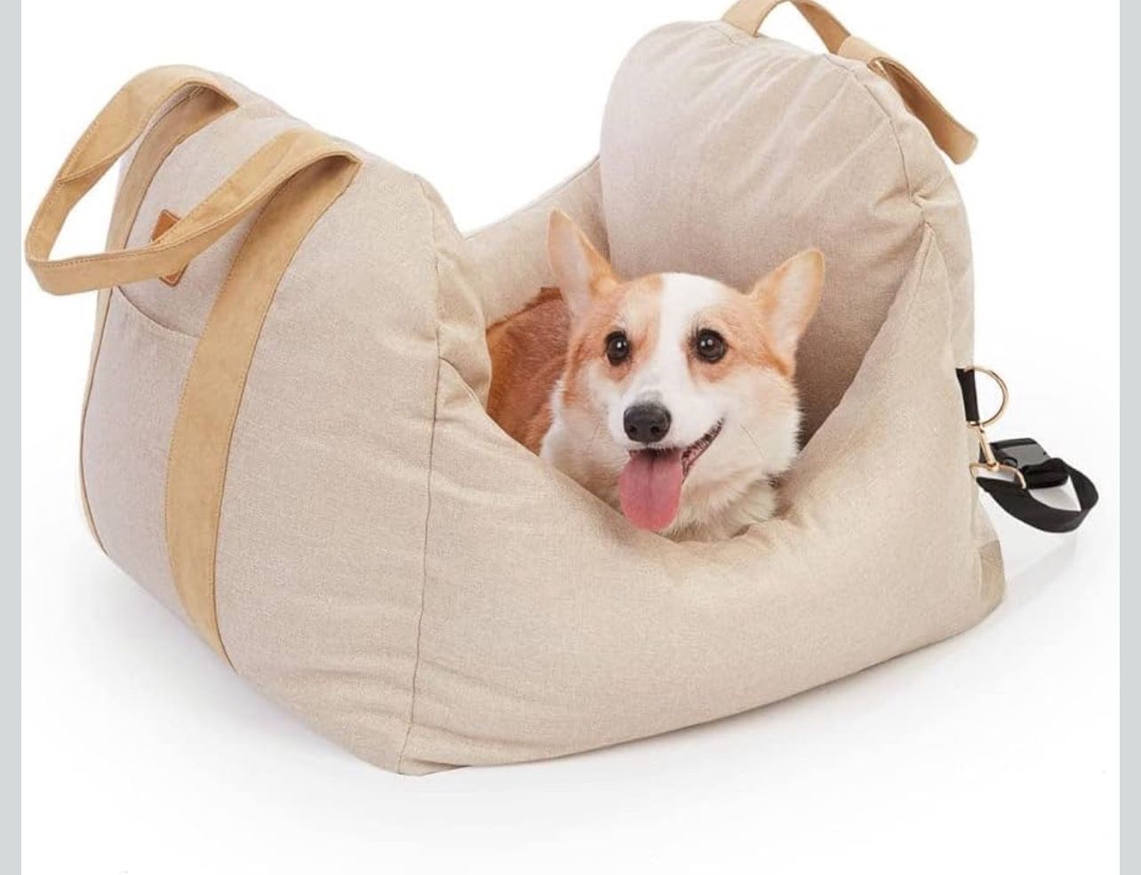 Dog Car Seat, Puppy Booster Seat, Travel Carrier Bed for Small and Medium Pets
