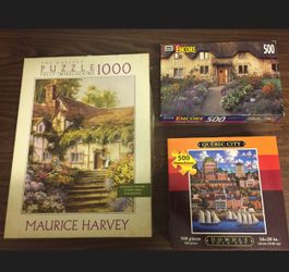 Lots of 3 puzzles games