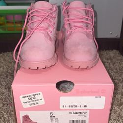 Pink Timberlands-Toddler 