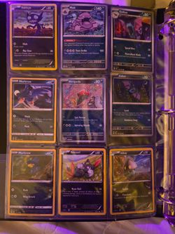 Pokémon TCG Card Lot – 9 Cards in Binder